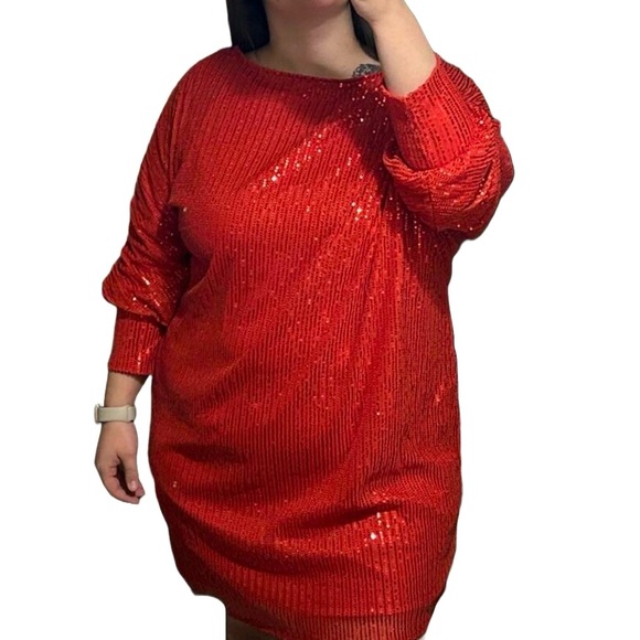 🪩 PLUS Sequin Dress 🪩 - Picture 4 of 4